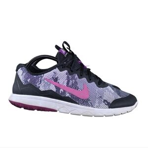 Nike Womens Shoes Flex Experience RN 4 Black Multi Sneakers 749177-011 Size 9